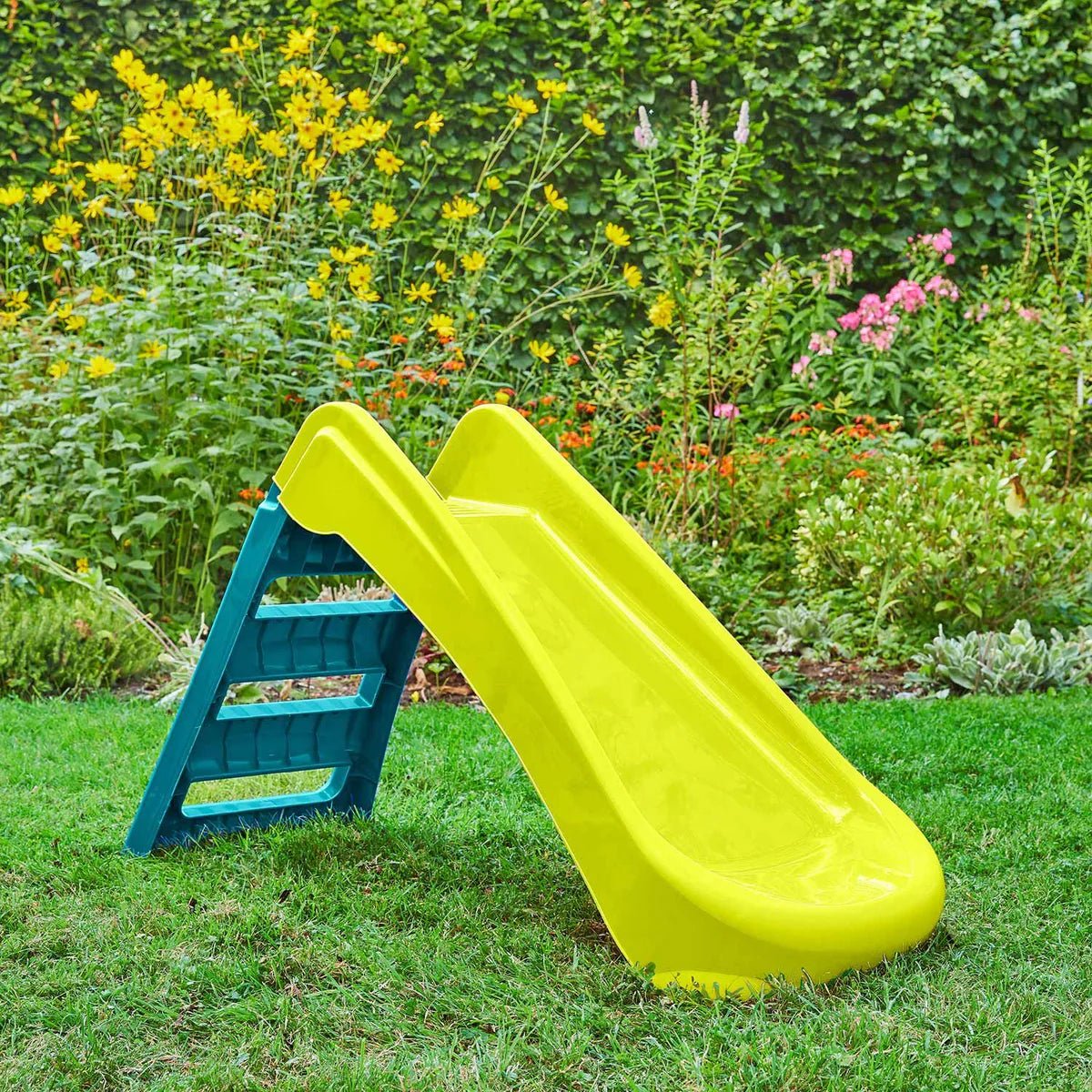 Palplay Folding Slide - Lemongrass - SWINGS/SLIDE OUTDOOR GAMES - Beattys of Loughrea