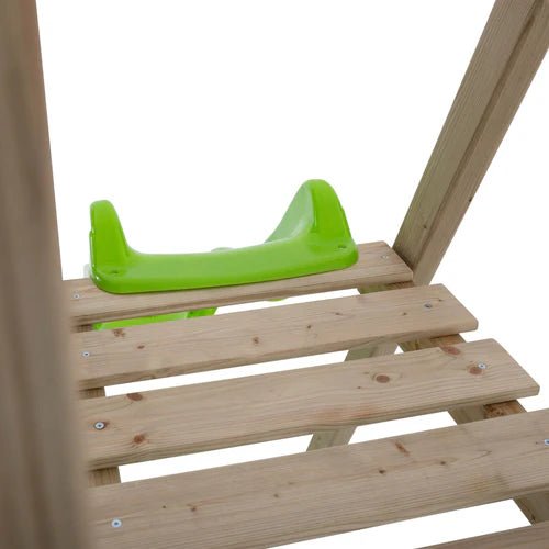 TP Forest Multiplay Single Wooden Swing & Slide Set - SWINGS/SLIDE OUTDOOR GAMES - Beattys of Loughrea