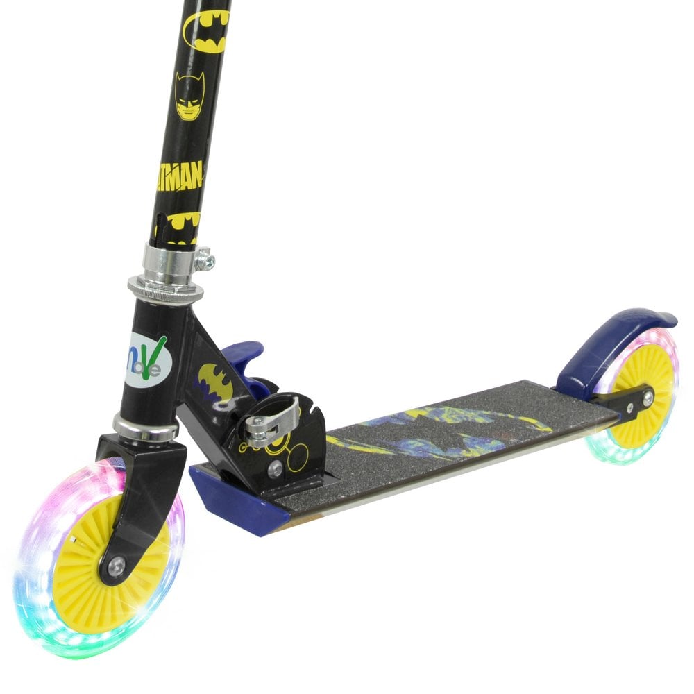 Batman Folding Inline Scooter with Light up Wheels - SCOOTER, ELECT BIKE - Beattys of Loughrea