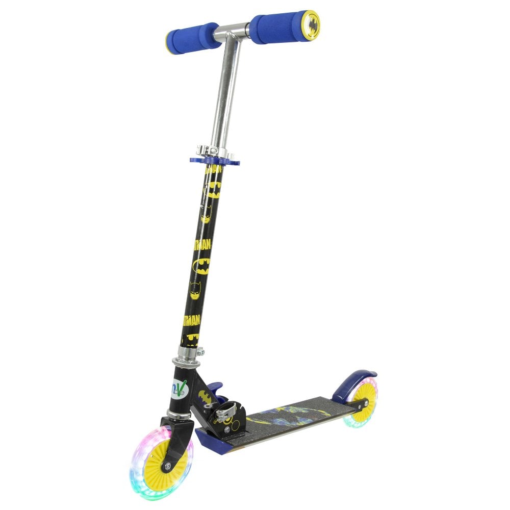 Batman Folding Inline Scooter with Light up Wheels - SCOOTER, ELECT BIKE - Beattys of Loughrea