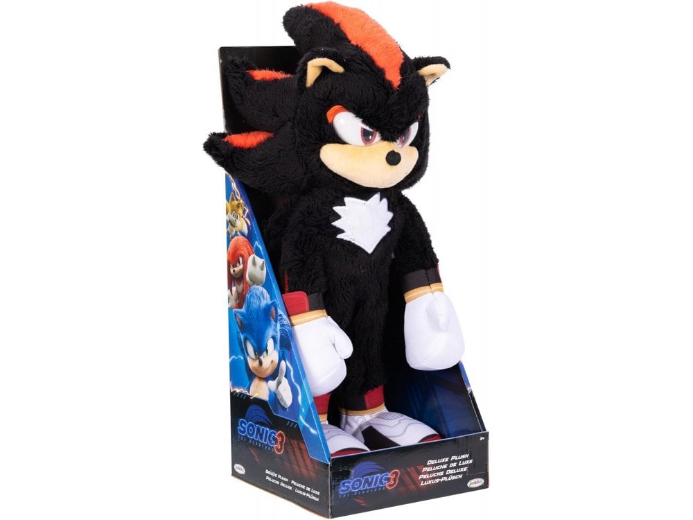Sonic 3 Movie Shadow Deluxe Plush 13" - A/M, TRANSFORMERS - Beattys of Loughrea