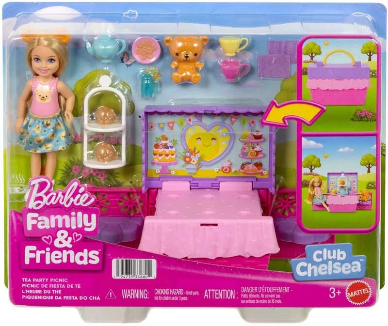 Barbie Club Chelsea Tea Party Picnic Playset - BARBIE - Beattys of Loughrea