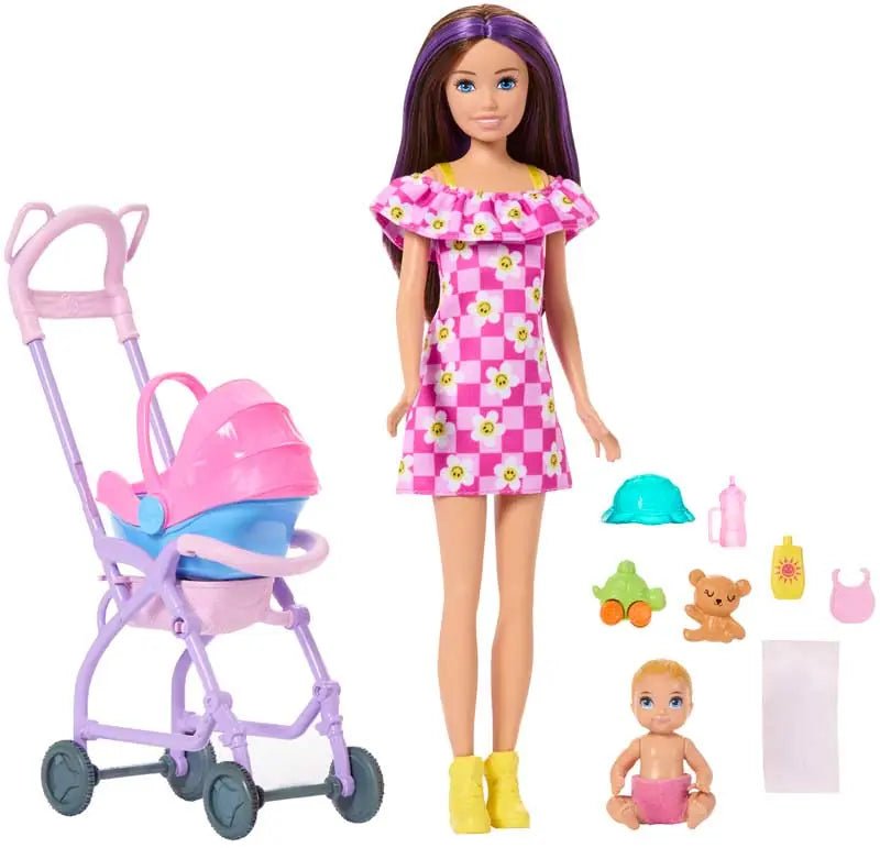 Barbie Family & Friends Skipper Babysitters Inc Stroller Playset - BARBIE - Beattys of Loughrea