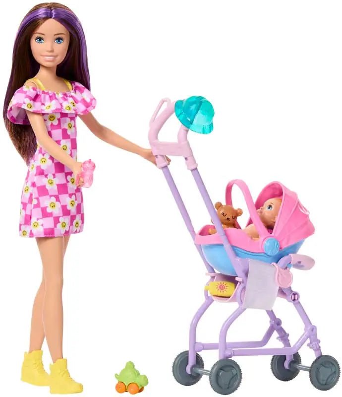 Barbie Family & Friends Skipper Babysitters Inc Stroller Playset - BARBIE - Beattys of Loughrea