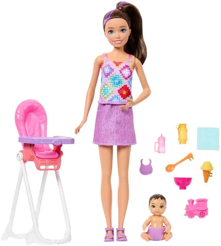 Barbie Family & Friends Skipper Babysitters Inc Highchair Playset - BARBIE - Beattys of Loughrea