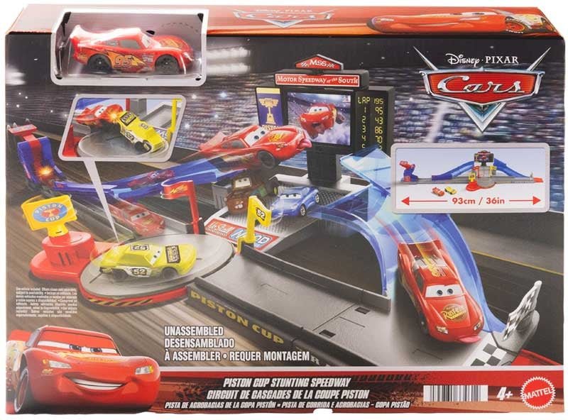 Disney/Pixar Cars Piston Cup Stunting Speedway Playset - CARS/GARAGE/TRAINS - Beattys of Loughrea