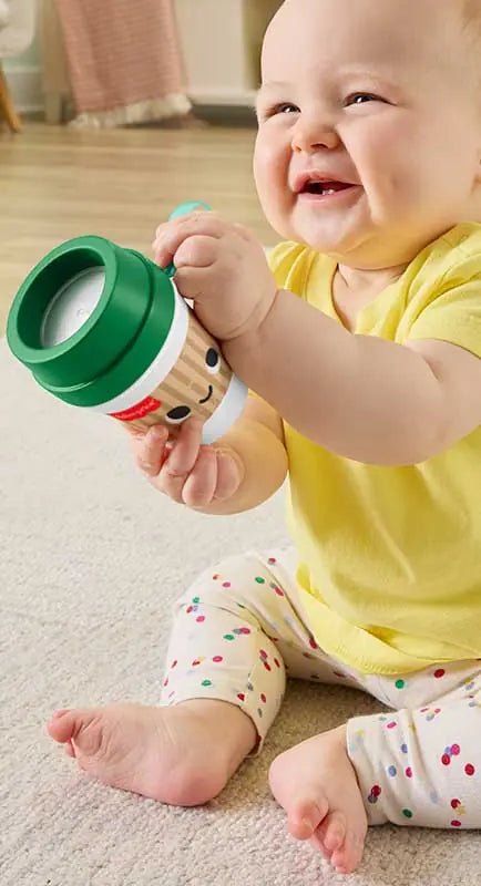 Fisher Price Mini Me Moments Coffee Cup Teether - BABY TOYS - Beattys of Loughrea
