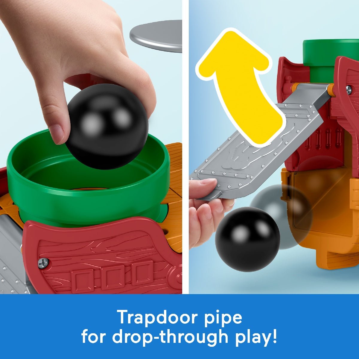 Fisher-Price Little People Super Mario Bowser's Airship & Figure Set - BABY TOYS - Beattys of Loughrea