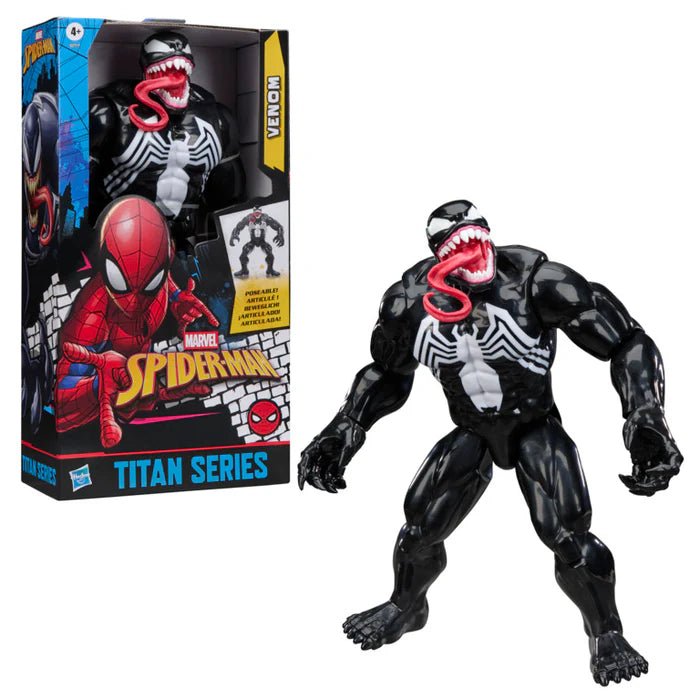 Marvel SpiderMan Titan Series Venom Deluxe 12” Action Figure - A/M, TRANSFORMERS - Beattys of Loughrea