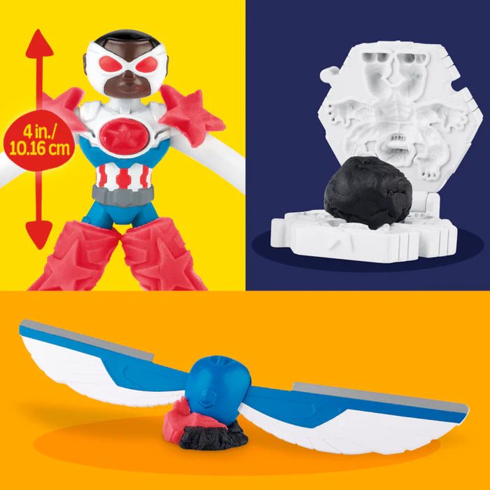 PlayDoh Marvel Playset Captain America Moto - Slicer - ART & CRAFT/MAGIC/AIRFIX - Beattys of Loughrea