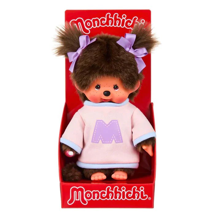 Monchhichi Bi-Colour Sweater Girl 8" Plush - DOLLS - Beattys of Loughrea