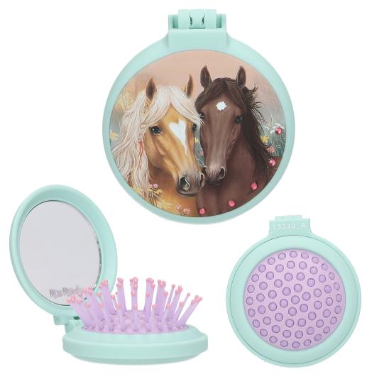 Miss Melody Folding Hairbrush Assorted Styles - JEWELLERY / HAIR ACCS - Beattys of Loughrea