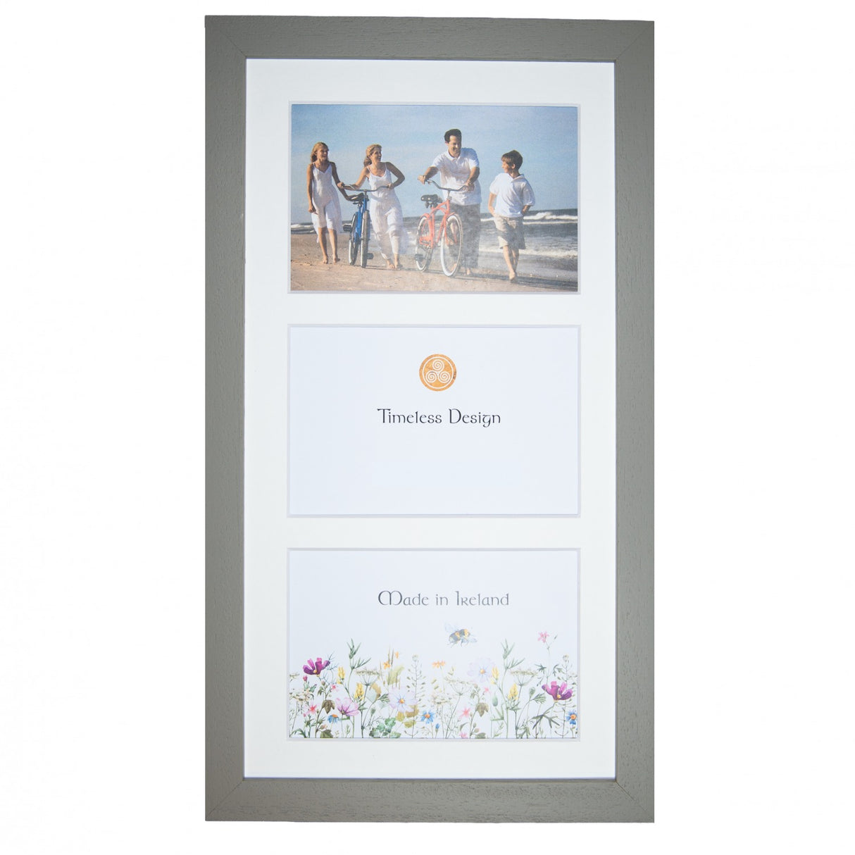 Multi Grey (6x4) × 3 Frame - PHOTO FRAMES - PLATED, GILT, STONE - Beattys of Loughrea