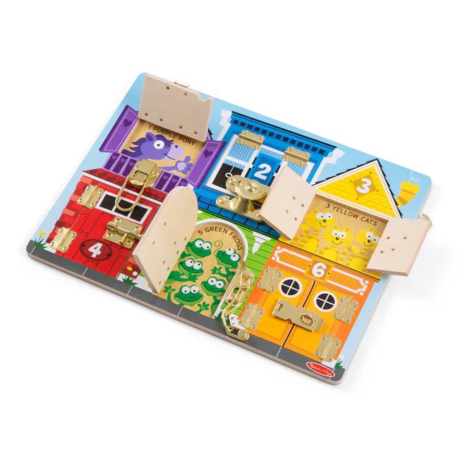 Wooden Latches Board - BABY TOYS - Beattys of Loughrea