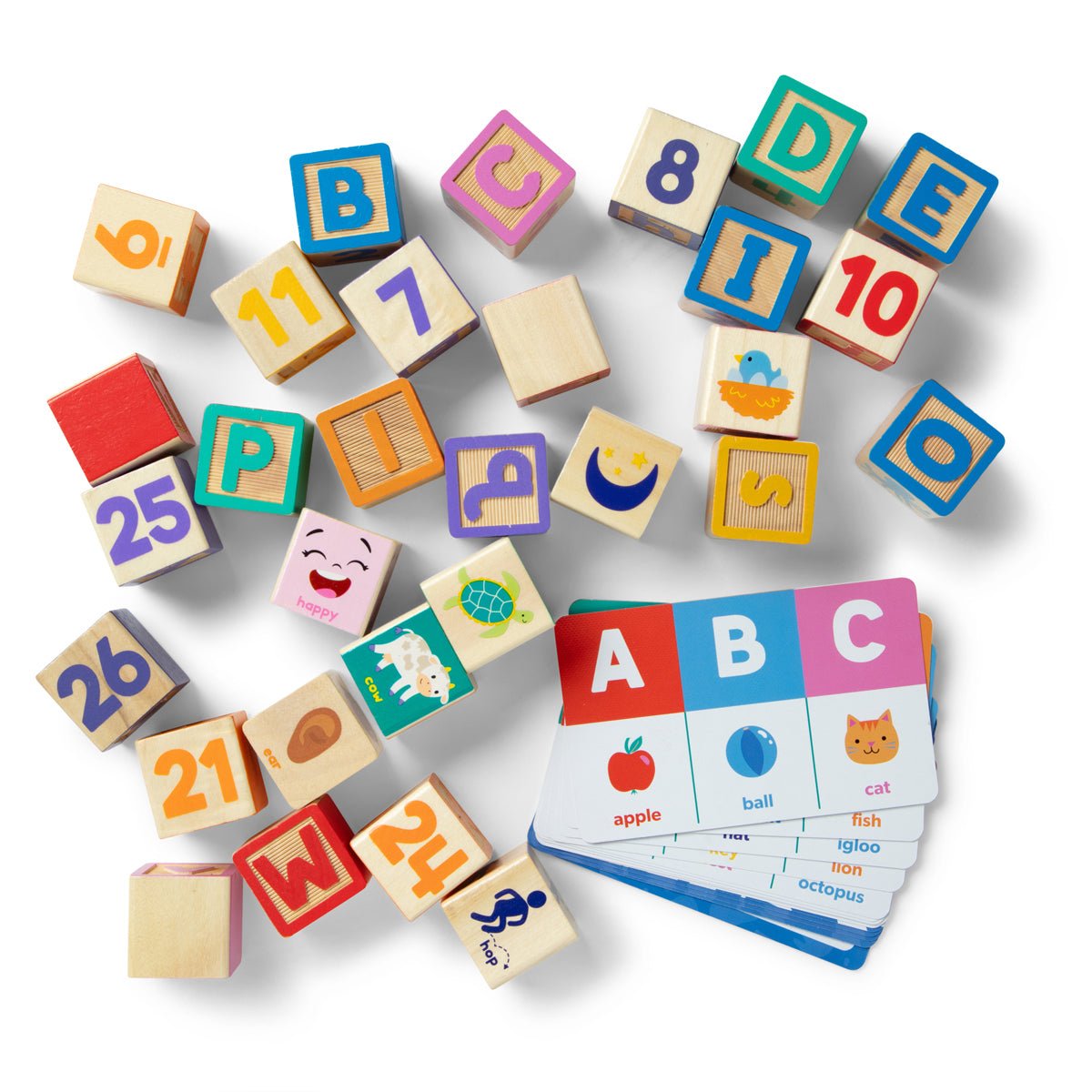 Ms Rachel Wooden Learning Blocks - BABY TOYS - Beattys of Loughrea