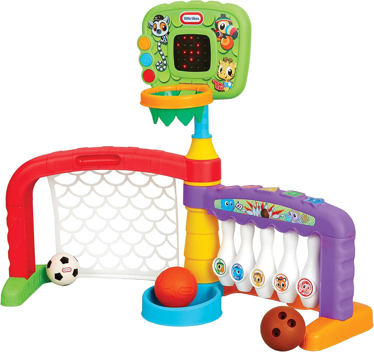 Little Tikes 3 - in - 1 Sports Zone - SWINGS/SLIDE OUTDOOR GAMES - Beattys of Loughrea