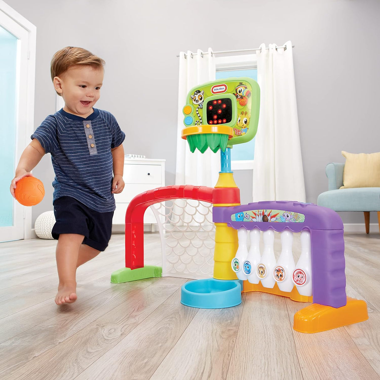Little Tikes 3 - in - 1 Sports Zone - SWINGS/SLIDE OUTDOOR GAMES - Beattys of Loughrea