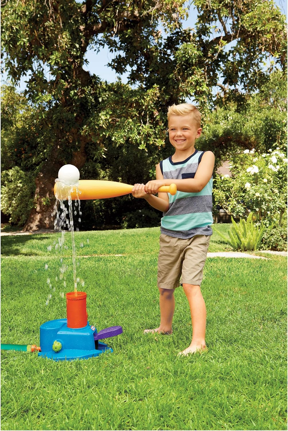 Little Tikes Triple Play Splash T - Ball Set - SWINGS/SLIDE OUTDOOR GAMES - Beattys of Loughrea