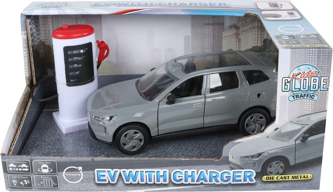 Kids Globe Volvo EX90 with Charging Station
