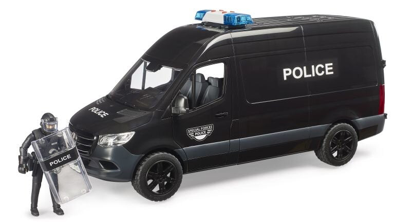 Bruder MB Sprinter with Policeman - FARMS/TRACTORS/BUILDING - Beattys of Loughrea