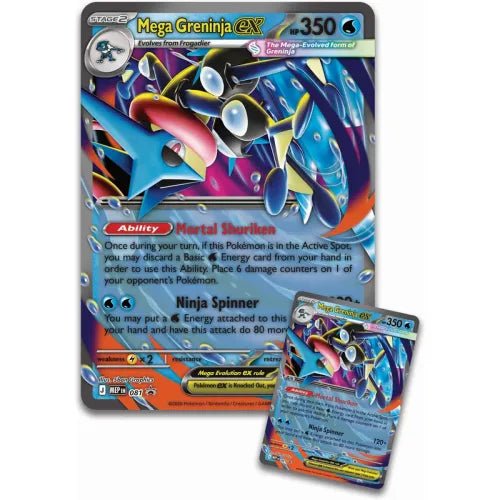 Pokémon TCG: Mega Greninja ex Premium Collection - HALLOWEEN, PKT MONEY, JOKE - Beattys of Loughrea