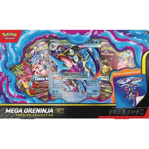 Pokémon TCG: Mega Greninja ex Premium Collection - HALLOWEEN, PKT MONEY, JOKE - Beattys of Loughrea