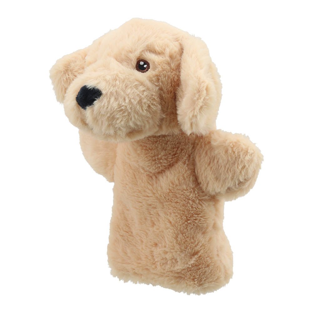 The Puppet Company Labrador Yellow Eco Puppet Buddy - SOFT TOYS - Beattys of Loughrea