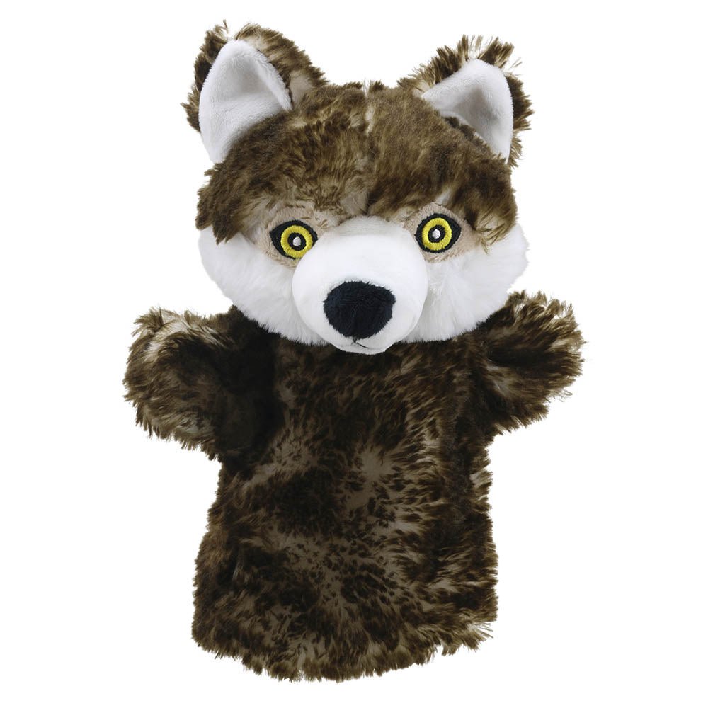 The Puppet Company Wolf Eco Puppet Buddy - SOFT TOYS - Beattys of Loughrea