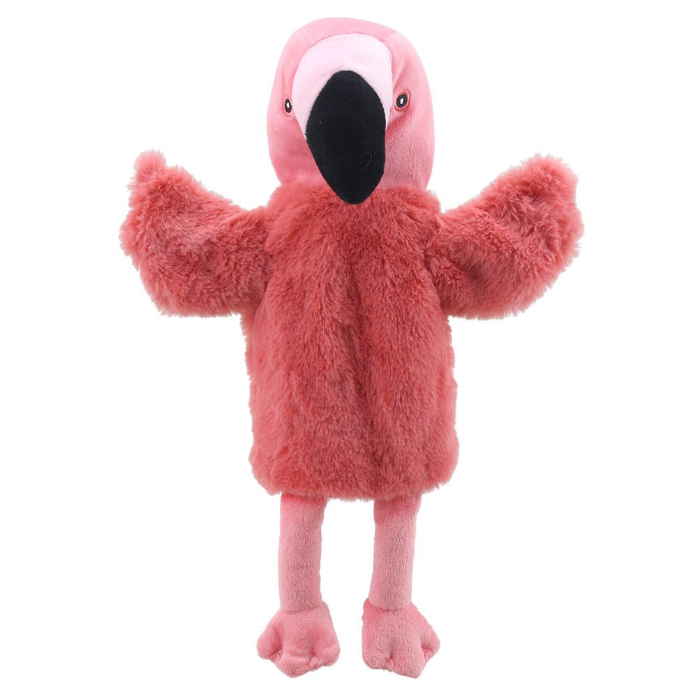 The Puppet Company Flamingo Eco Puppet Buddy - SOFT TOYS - Beattys of Loughrea