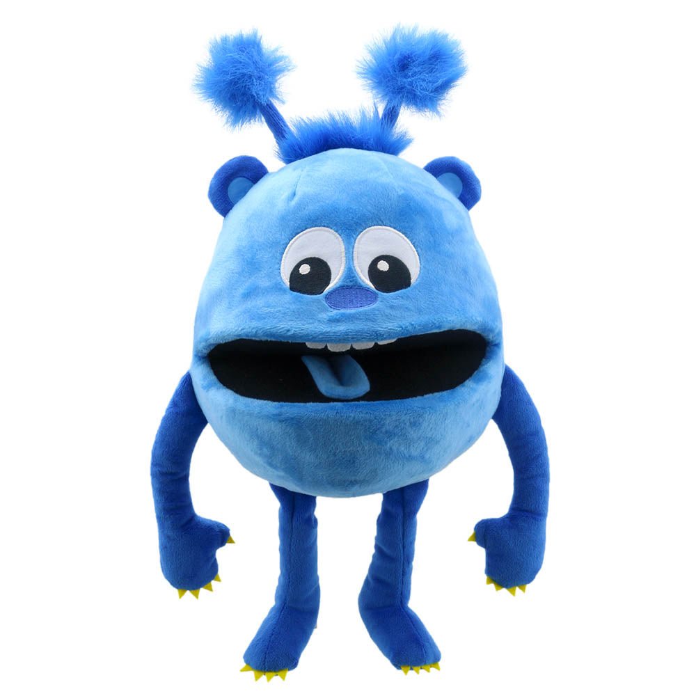 The Puppet Company Blue Baby Monster Hand Puppet - SOFT TOYS - Beattys of Loughrea