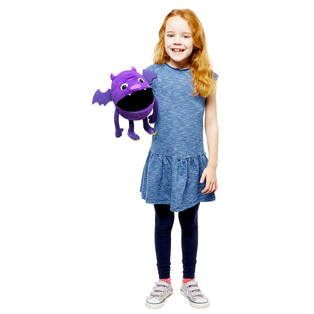 The Puppet Company Purple Baby Monster Hand Puppet - SOFT TOYS - Beattys of Loughrea