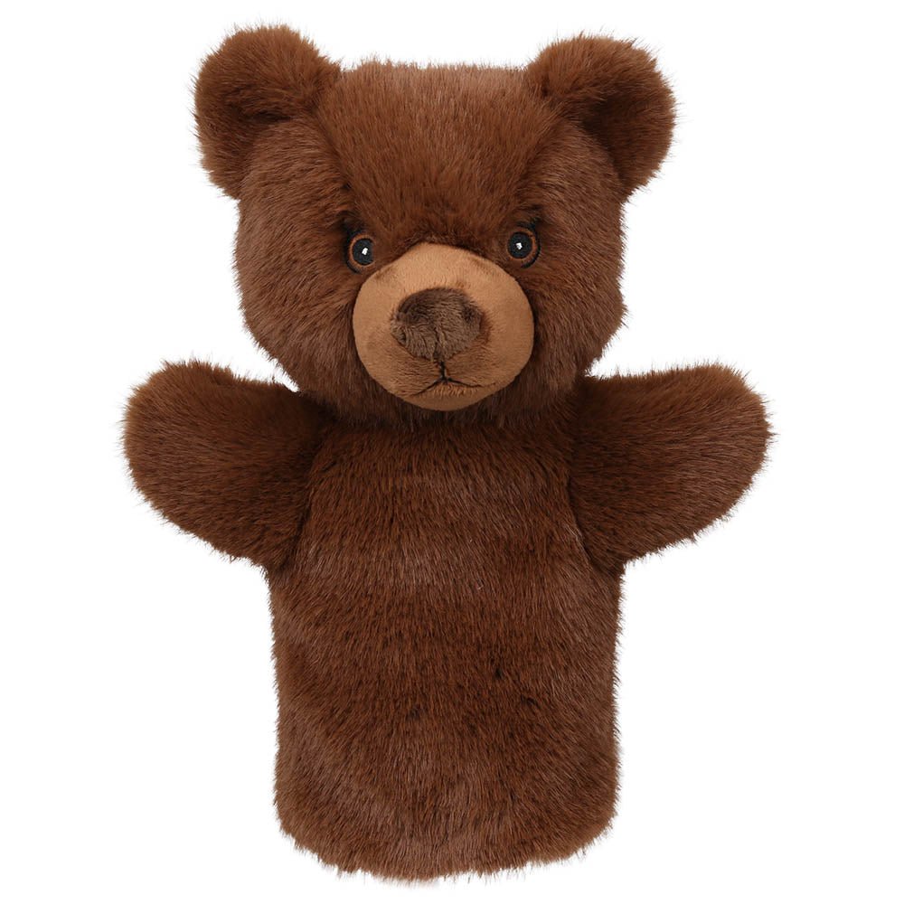The Puppet Company Brown Bear Eco Puppet Buddy - SOFT TOYS - Beattys of Loughrea