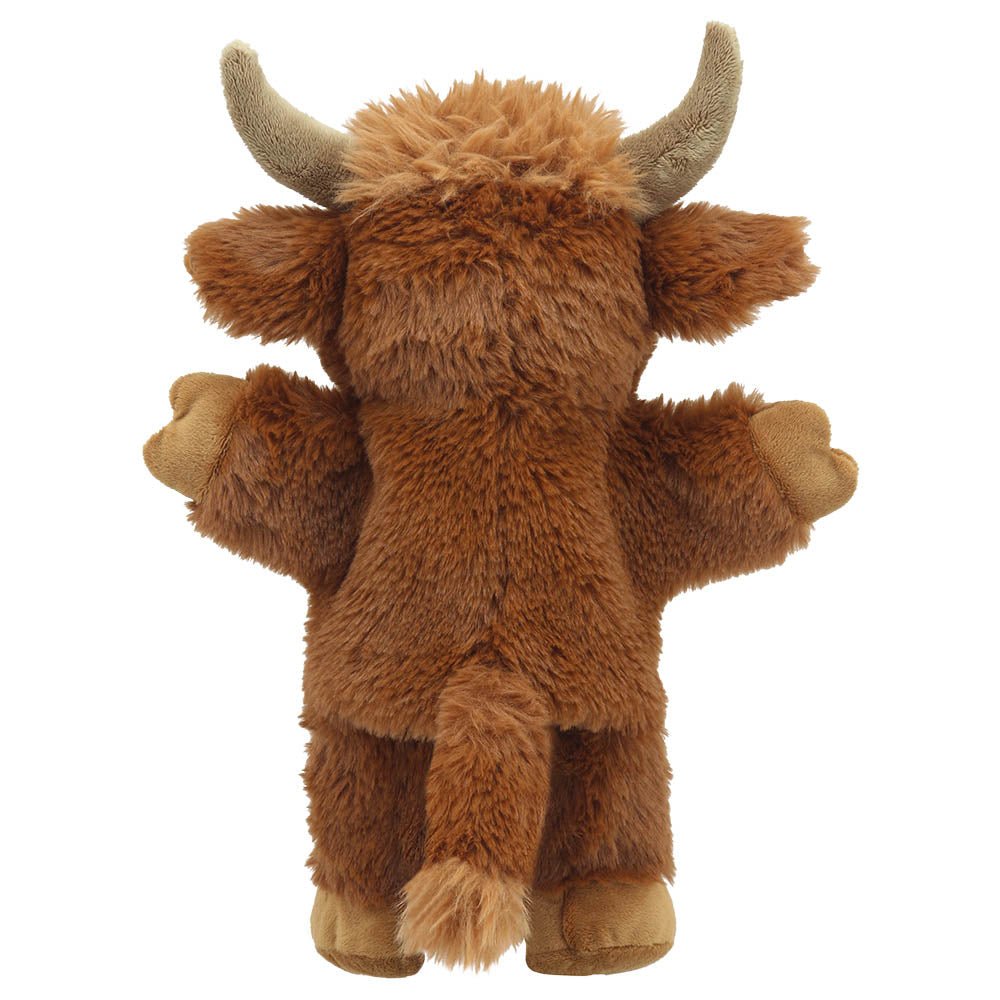 The Puppet Company Highland Cow Eco Walking Puppet - SOFT TOYS - Beattys of Loughrea