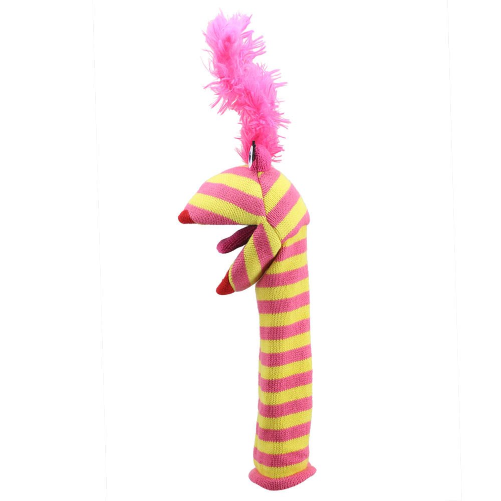 The Puppet Company Lipstick Eco Sockette Puppet - SOFT TOYS - Beattys of Loughrea