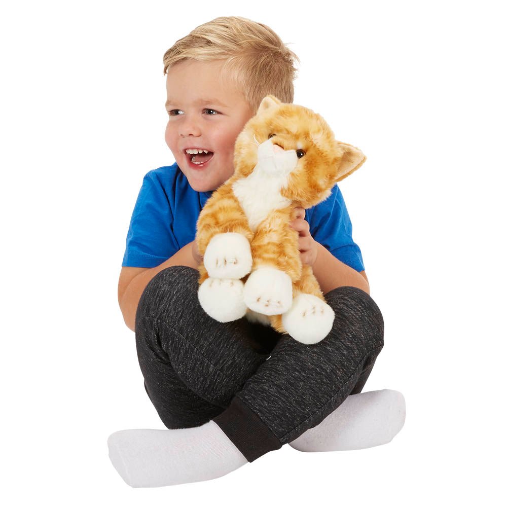 The Puppet Company Ginger Cat Wilberry Favourite Soft Toy - SOFT TOYS - Beattys of Loughrea
