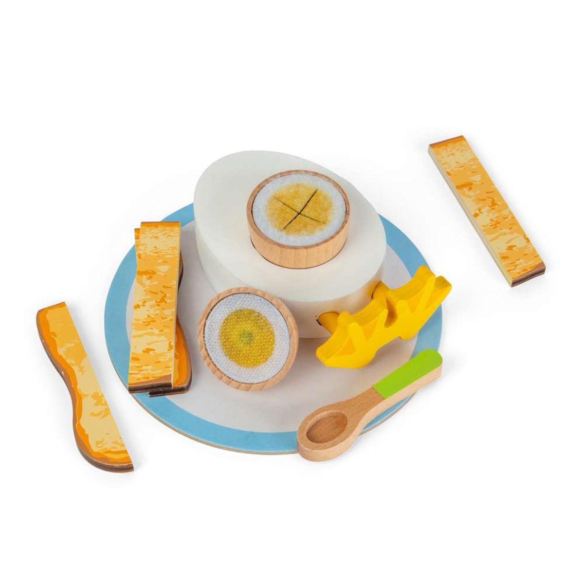 Bigjigs Dippy Egg Wooden Play Food Set