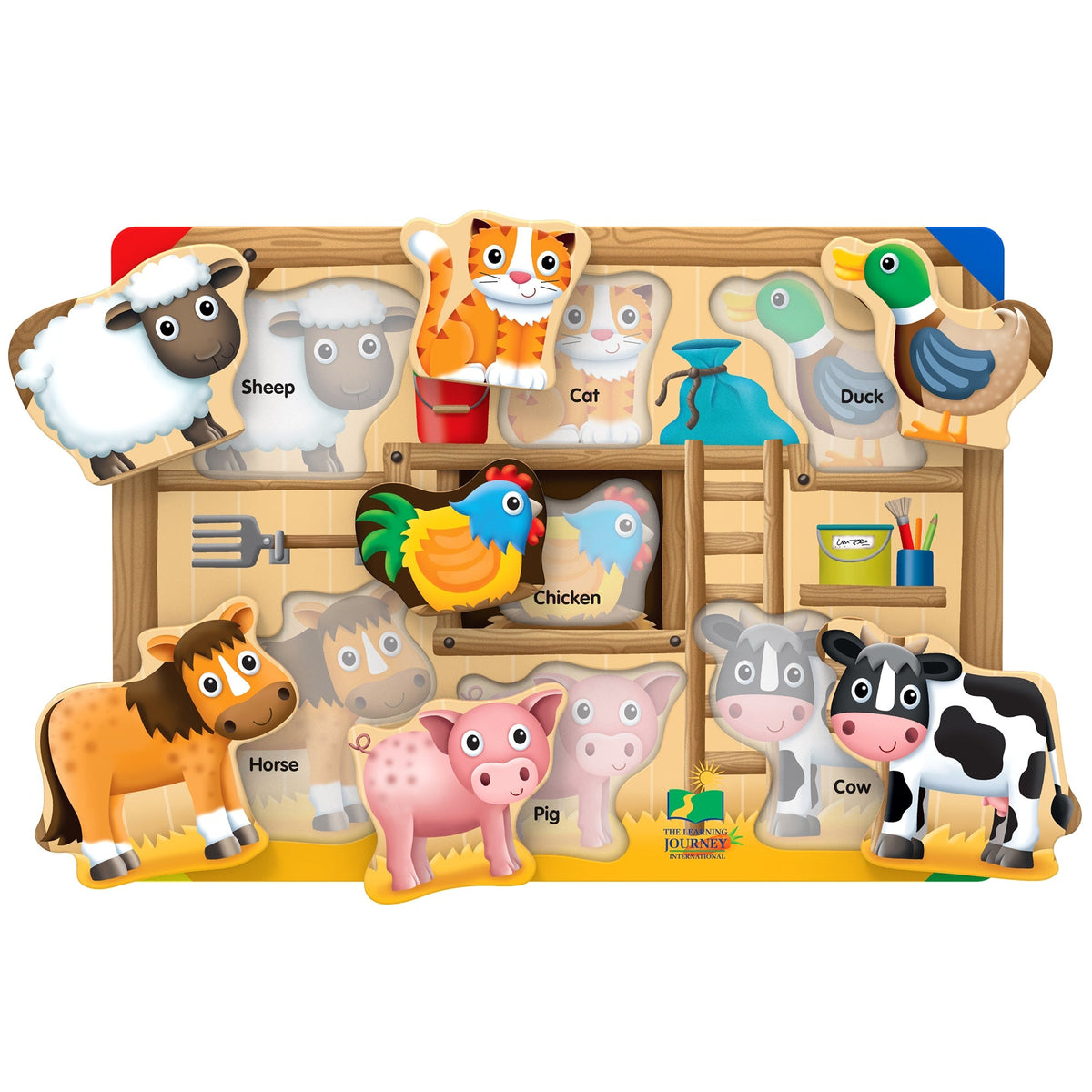The Learning Journey My First Lift & Learn Farm Puzzle