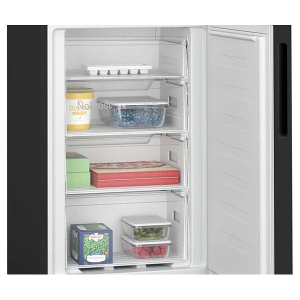 Bosch KGN27NBEAG Series 2 NoFrost Fridge Freezer, 182 x 55cm, Black - FR/FREEZER MED COMBI 0-299L - Beattys of Loughrea