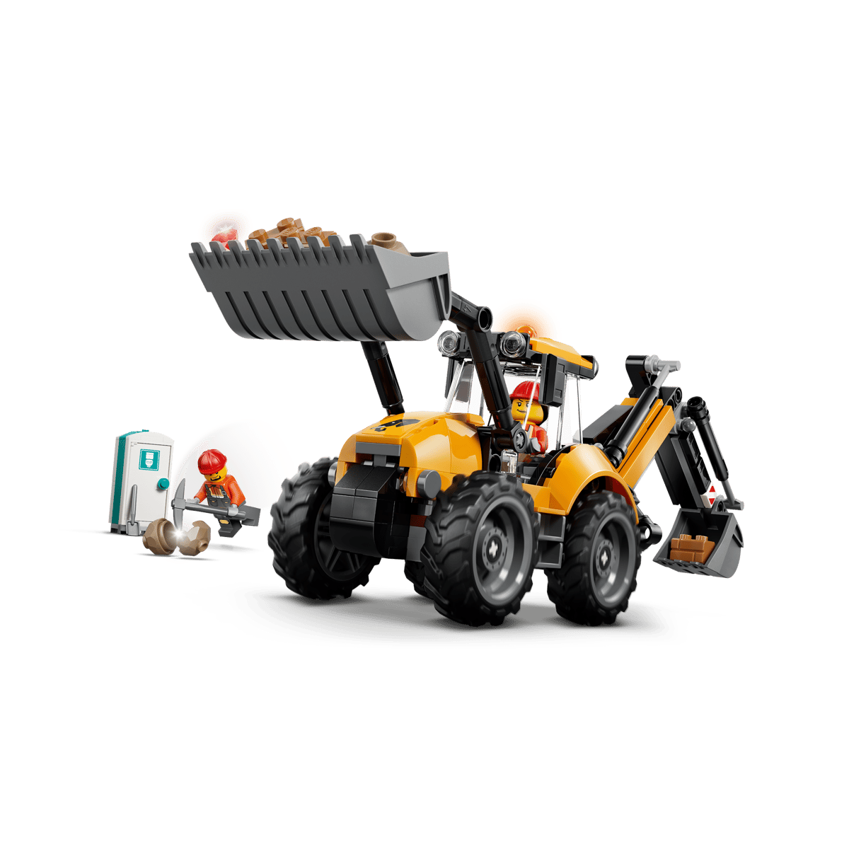 LEGO City Yellow Backhoe Loader 60480