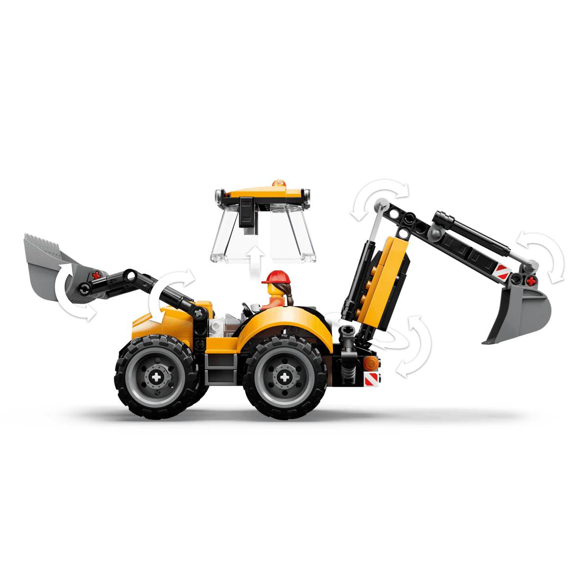 LEGO City Yellow Backhoe Loader 60480 - CONSTRUCTION - LEGO/KNEX ETC - Beattys of Loughrea