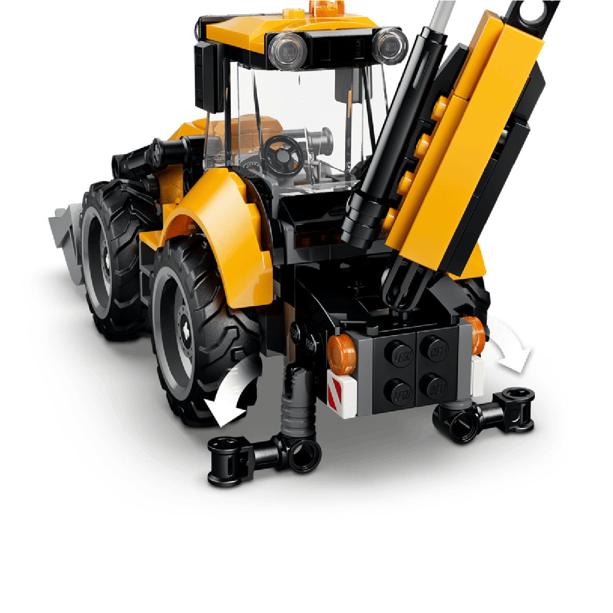 LEGO City Yellow Backhoe Loader 60480