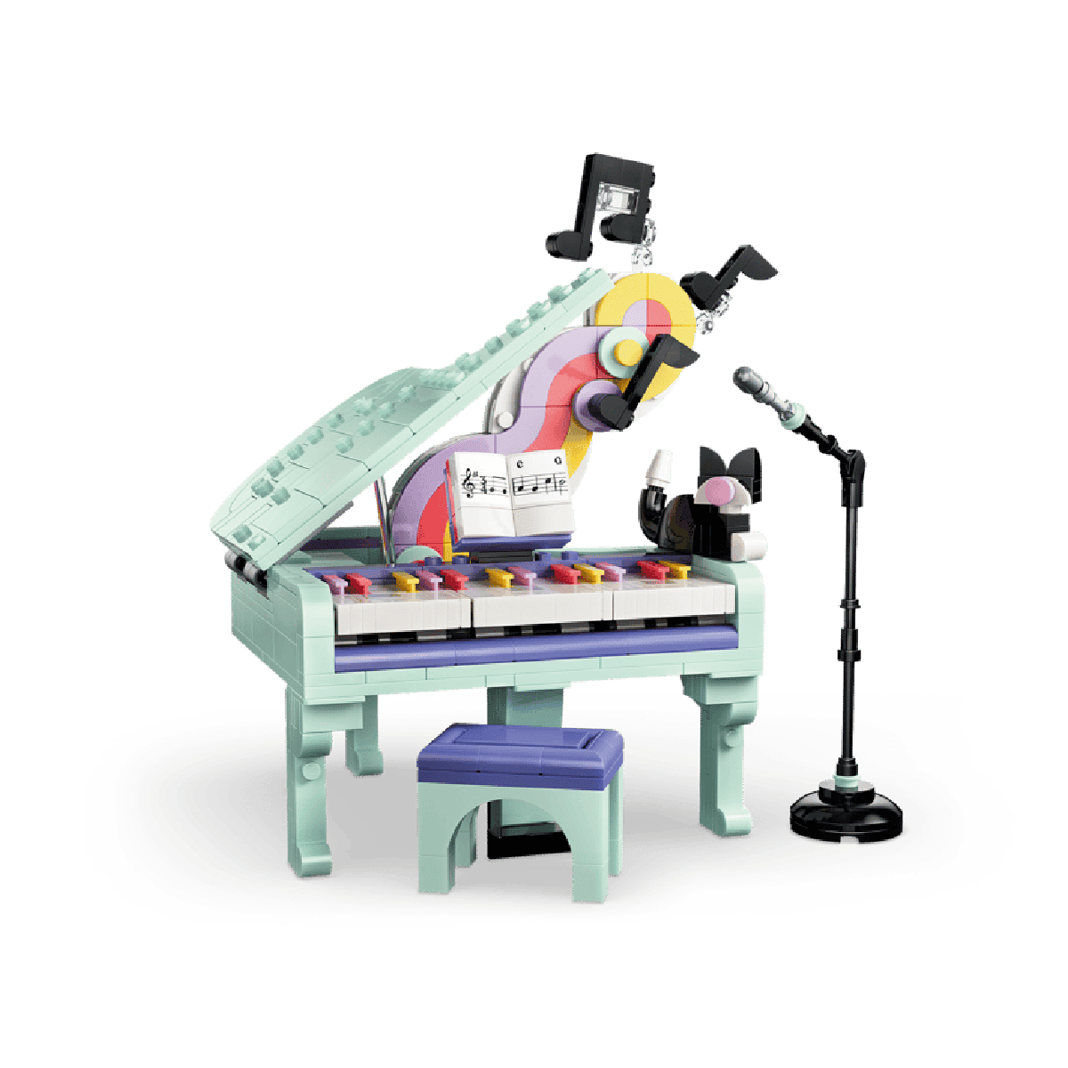 LEGO Creator 3 - in - 1 Music Decor Piano With Cat 31392 - CONSTRUCTION - LEGO/KNEX ETC - Beattys of Loughrea