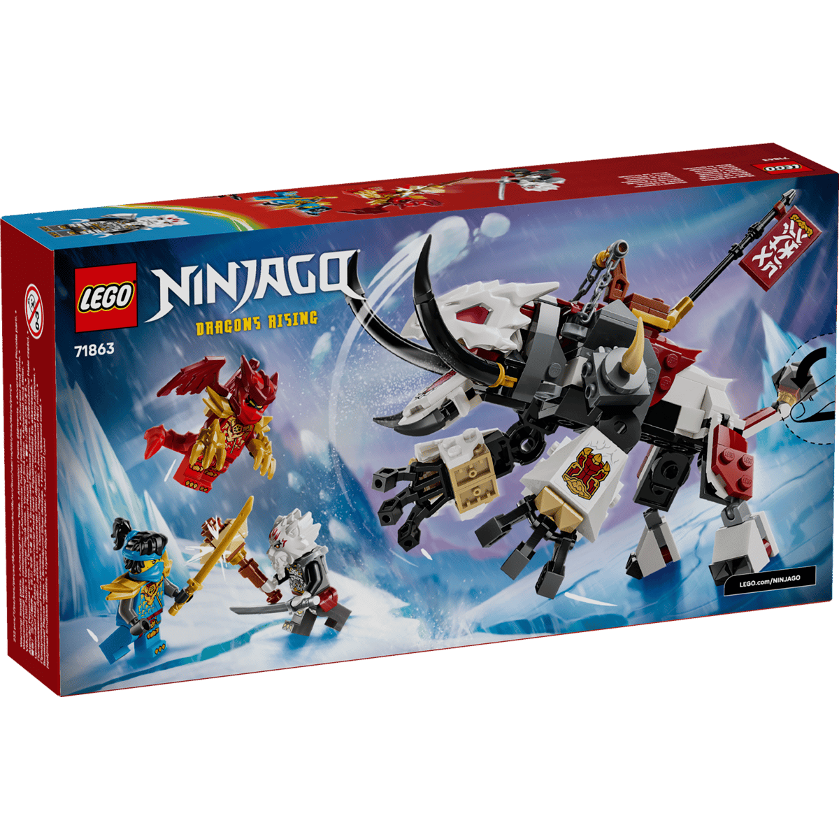 LEGO NINJAGO Zilvar And Grimtak The Dragon Beast 71863