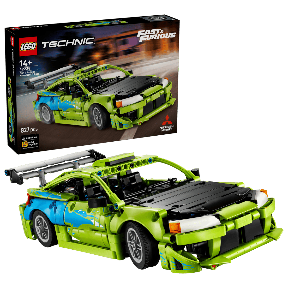 LEGO Technic Fast And Furious Mitsubishi Eclipse Car 42229 - CONSTRUCTION - LEGO/KNEX ETC - Beattys of Loughrea