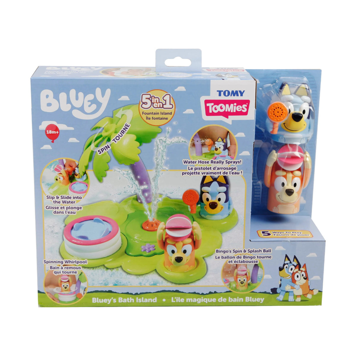 Bluey Bath Island Bath Toy - BABY TOYS - Beattys of Loughrea