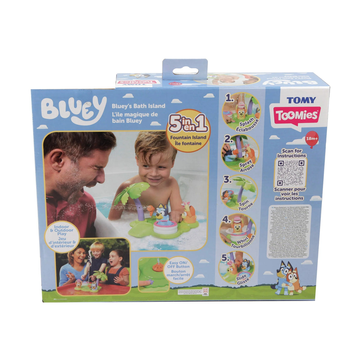 Bluey Bath Island Bath Toy - BABY TOYS - Beattys of Loughrea