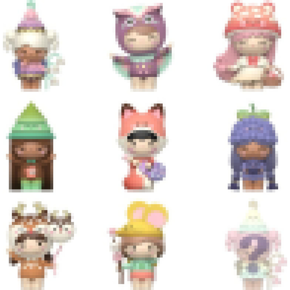 Momiji Sugar Plum Wood Message Doll - Assorted - One Supplied*