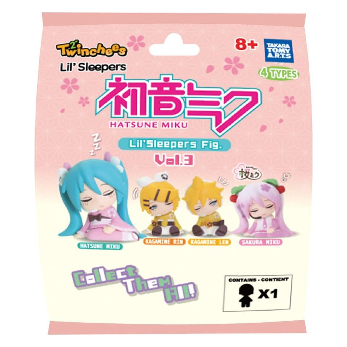 Tomy Twinchees Hatsune Miku Lil' Sleepers Vol 3 - Assorted - One Supplied*