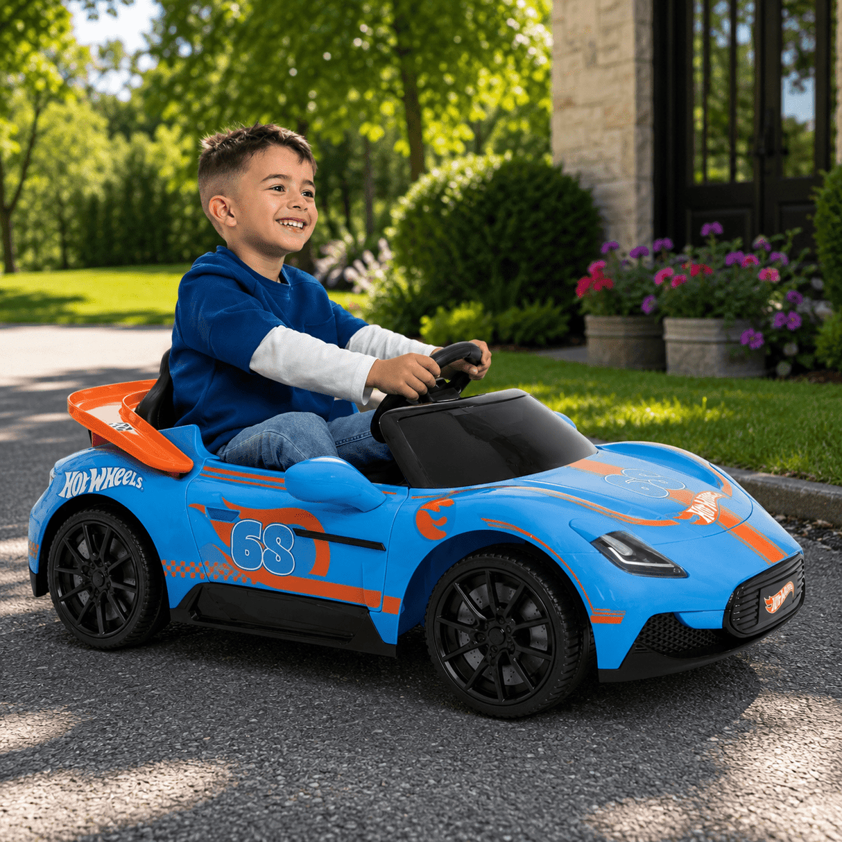 Peg Perego Hot Wheels 12V Ride-On Car - BATTERY OPERATED RIDE ONS - Beattys of Loughrea