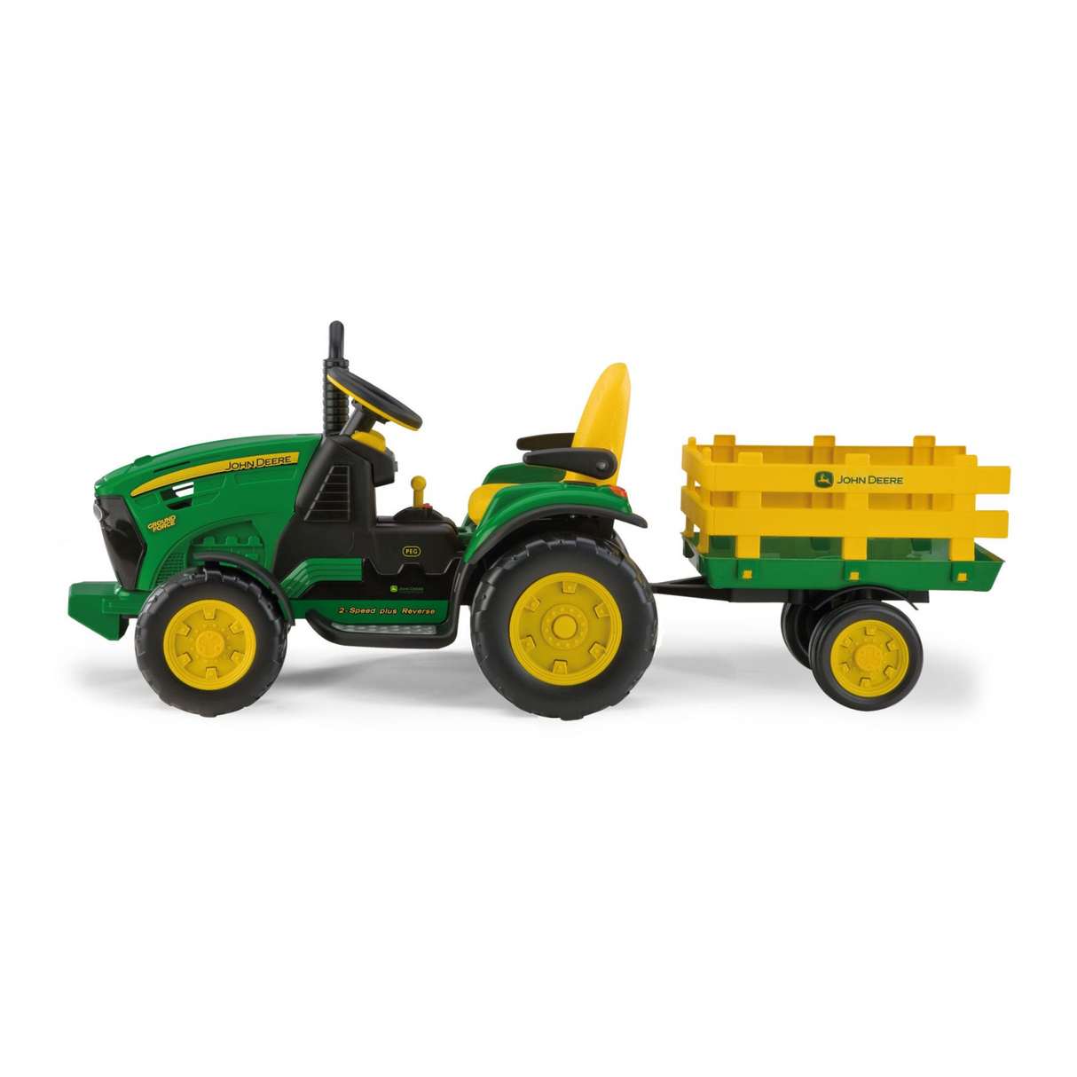 Peg Perego John Deere Ground Force 12V Ride-On Tractor
